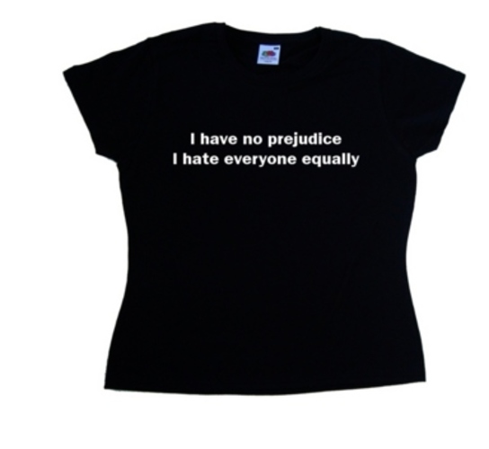 i hate everyone equally shirt