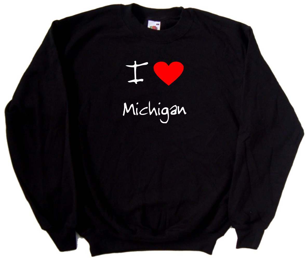Love Heart Michigan Sweatshirt  